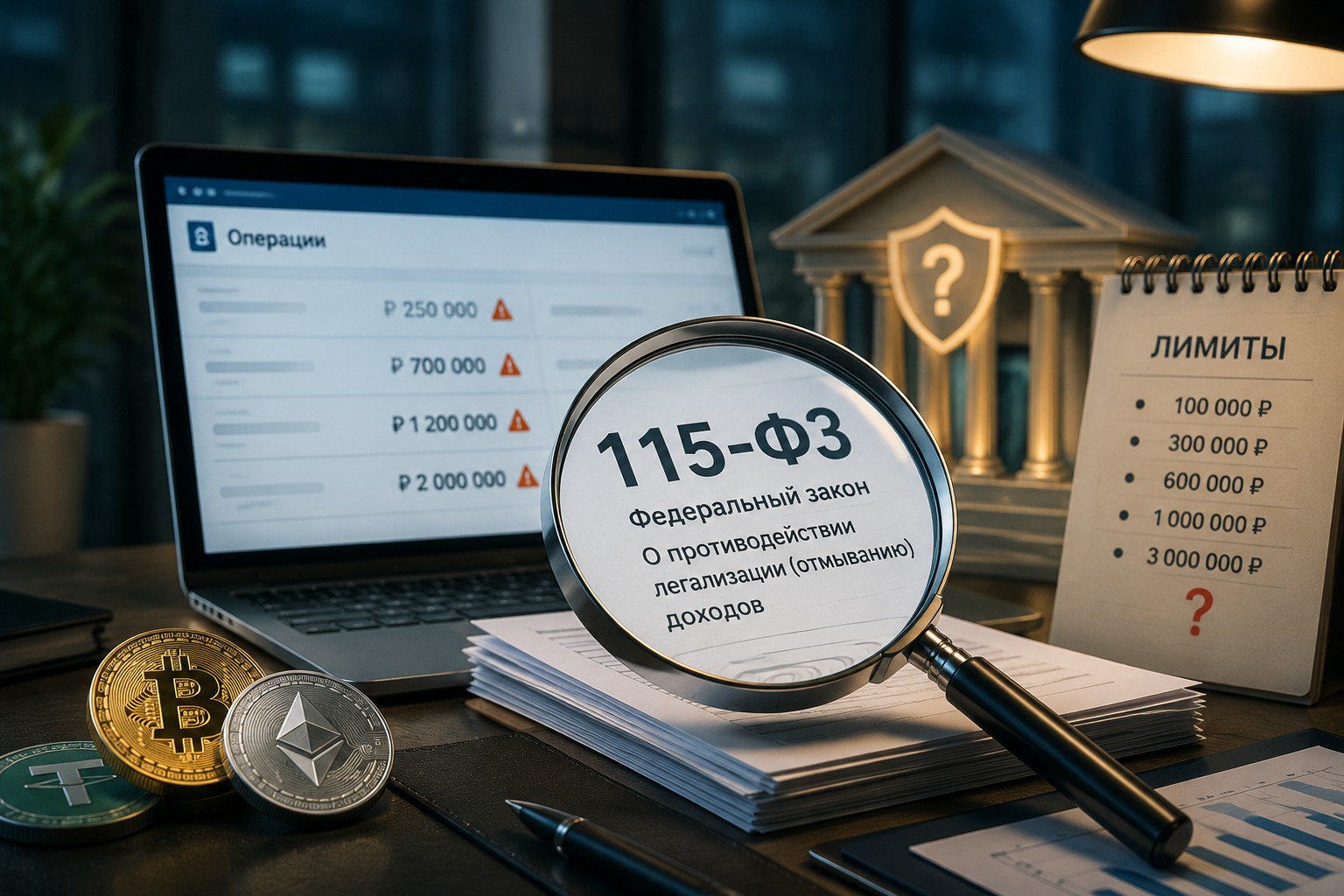 Лимиты по 115-ФЗ: какие суммы вызывают вопросы банка