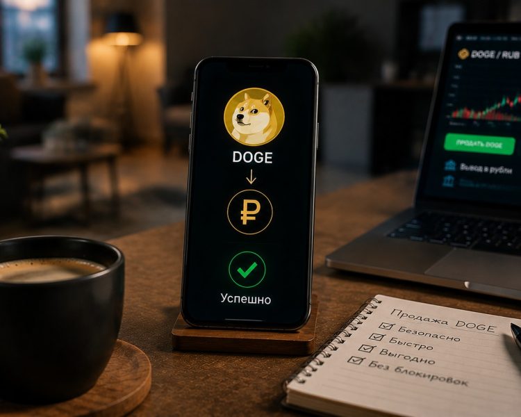 Как продать Dogecoin (DOGE) за рубли без блокировки