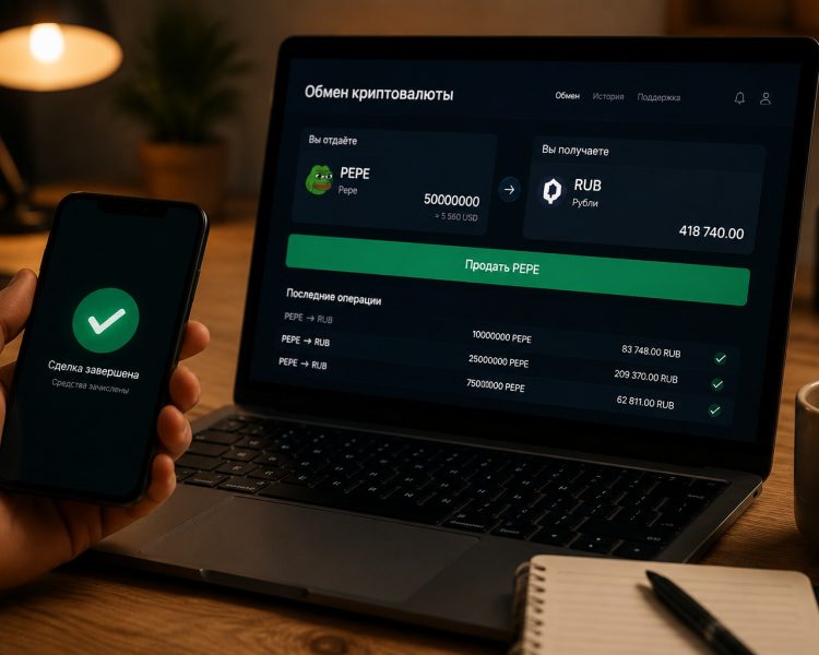 Как продать Pepe (PEPE) за рубли без блокировки