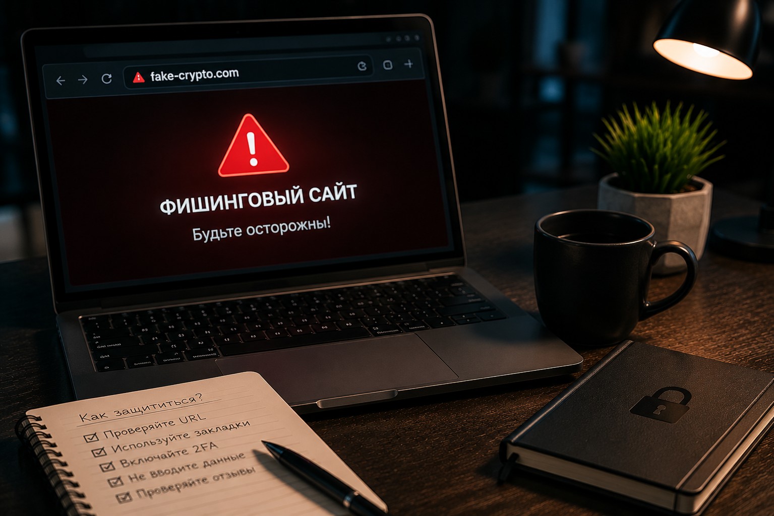 Фишинг в крипте: как распознать поддельный сайт обменника и не потерять деньги