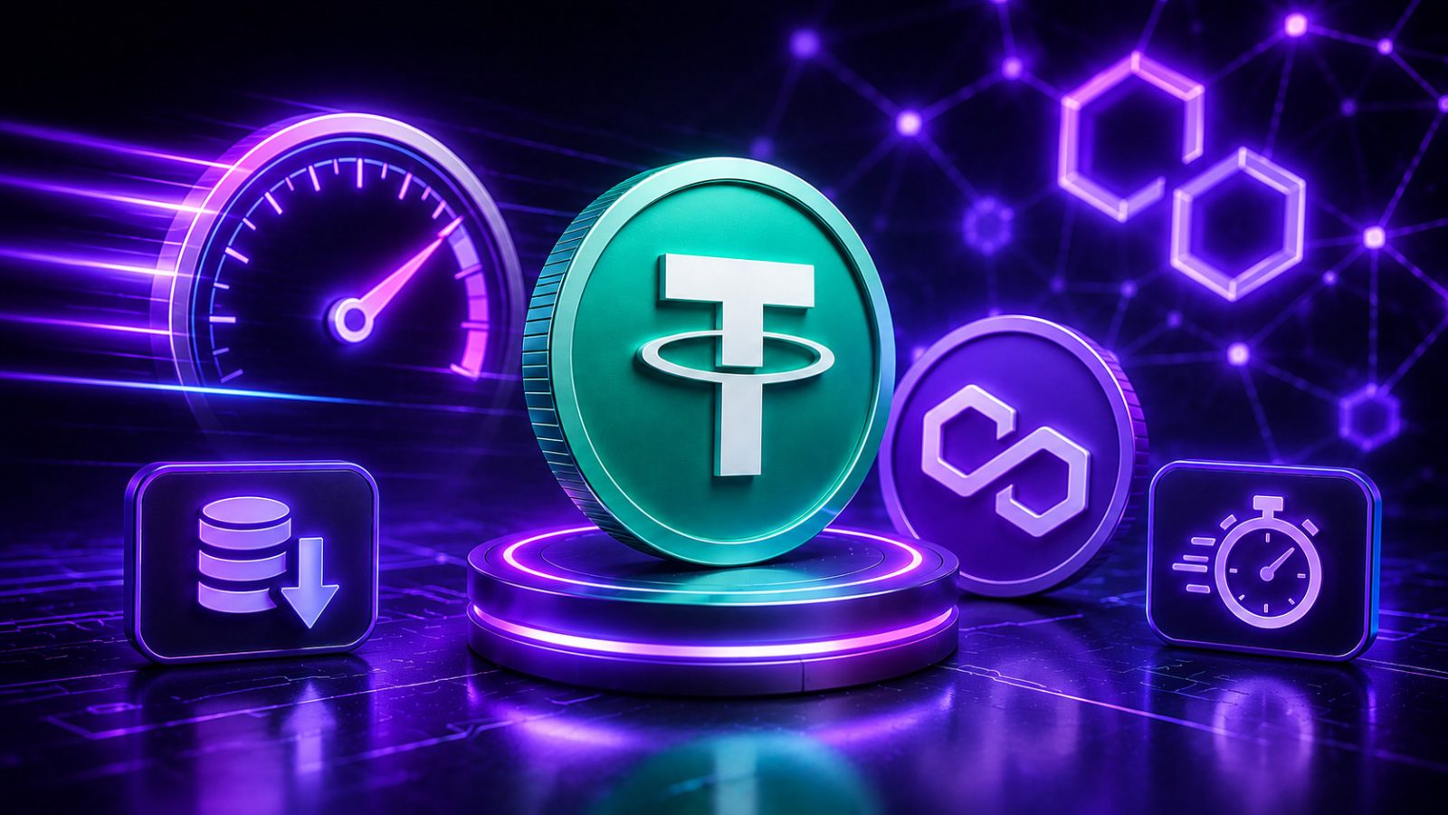 USDT Polygon: комиссия, скорость
