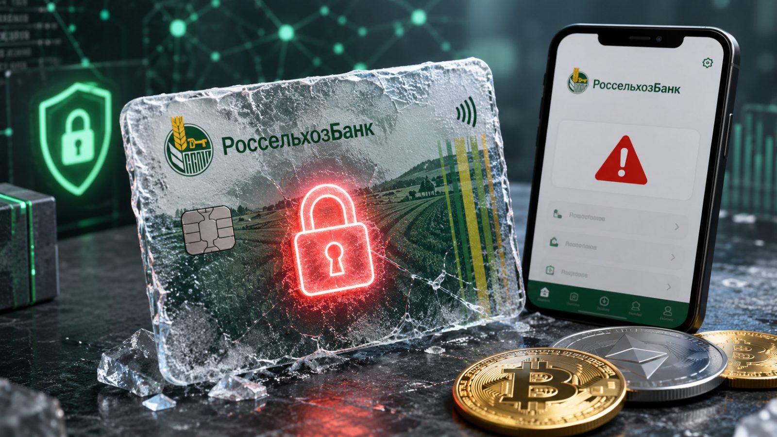 Заблокировали карту Россельхозбанка за криптовалюту: что делать