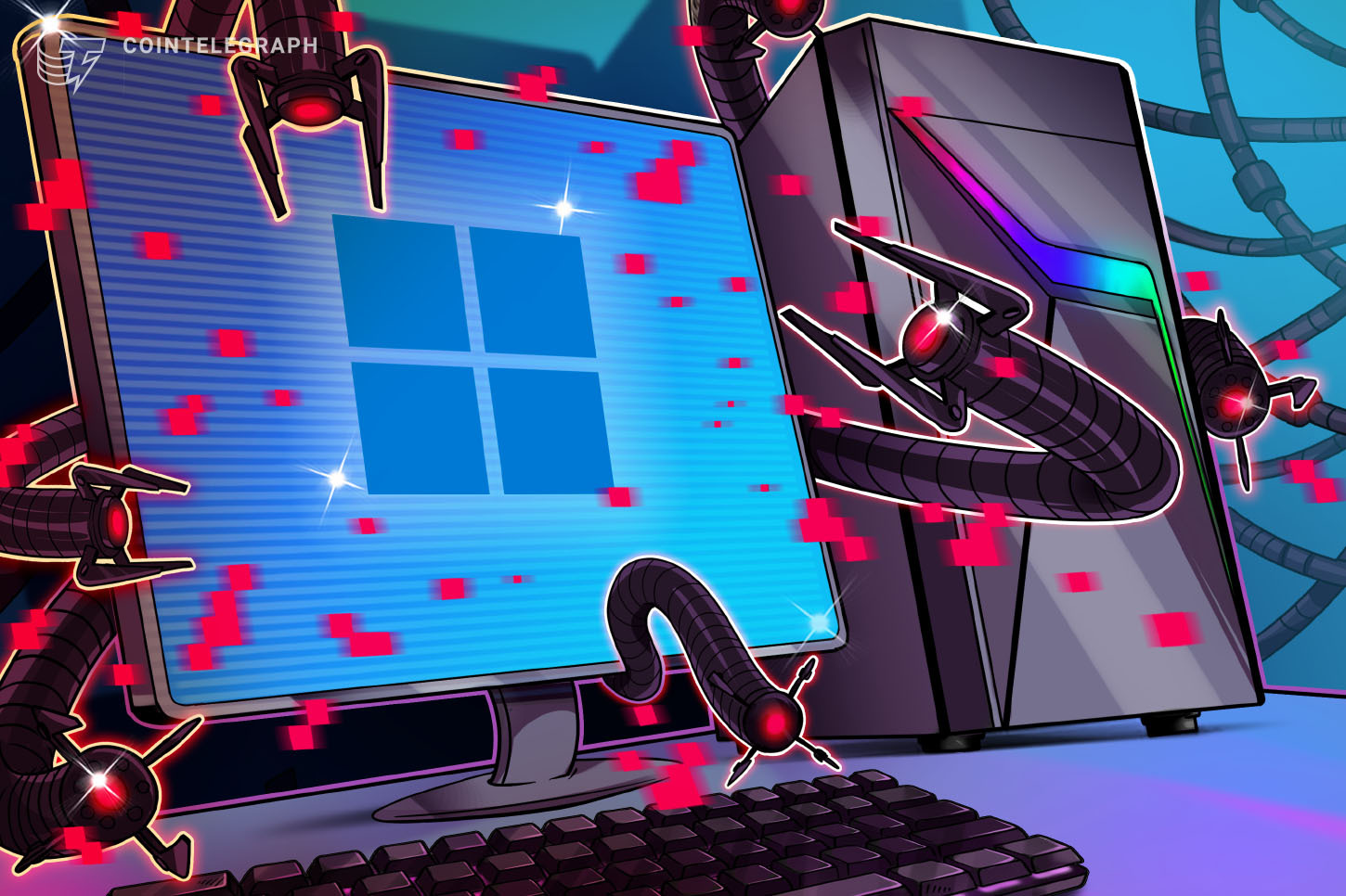 Microsoft предупреждает о вредоносном ПО 'Crypto Clipper', распространяемом через USB-накопители — изображение Cointelegraph