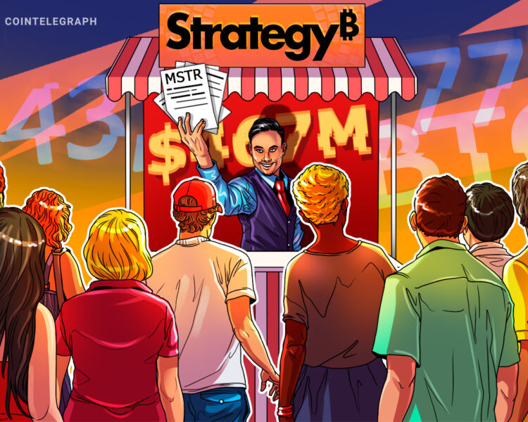Strategy продала акции MSTR на $467 млн, оставив 843,775 BTC нетронутыми